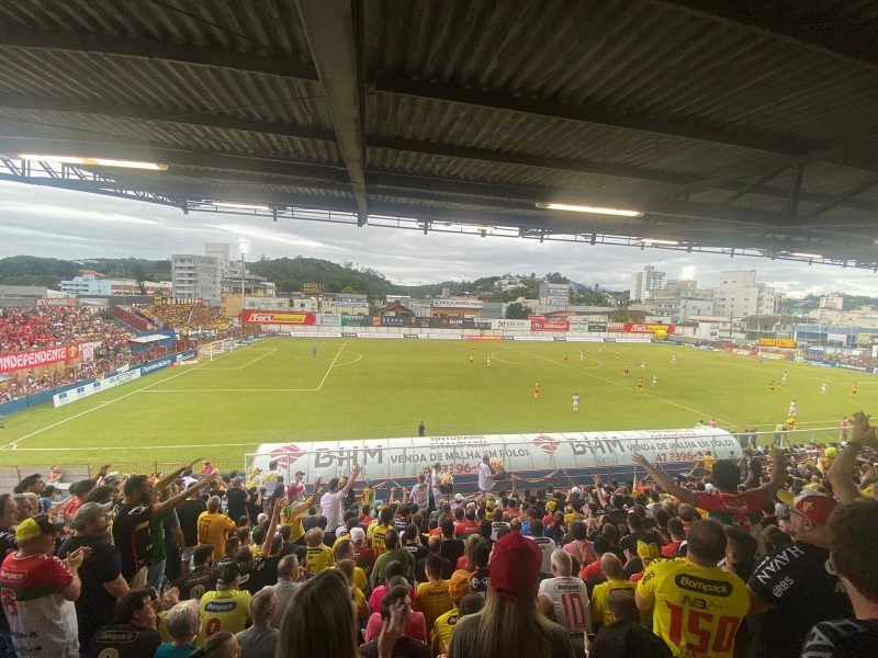 Final do Campeonato Catarinense de 2023 no estádio augusto bauer