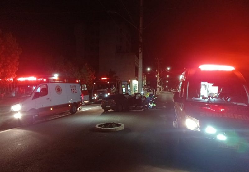 O Corpo de Bombeiros foi acionado por volta das 21h40 de sexta-feira (7). – Foto: Corpo de Bombeiros/Reprodu&ccedil;&atilde;o/ND