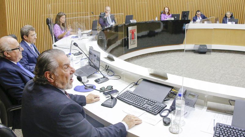 C&eacute;sar Fontes tomou posse como conselheiro no TCE-SC em outubro de 2005 – Foto: TCE-SC/Divulga&ccedil;&atilde;o/ND