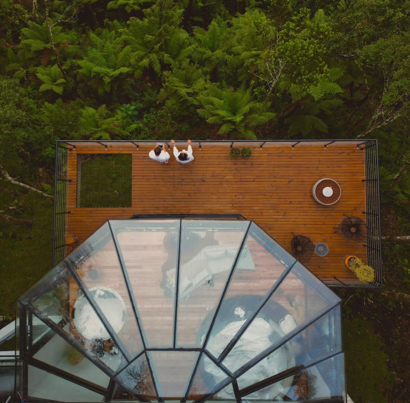 Chal&eacute;s em meio &agrave; natureza fazem parte da cadeia tur&iacute;stica de Urubici – Foto: Benta Rosa Urubici/Divulga&ccedil;&atilde;o