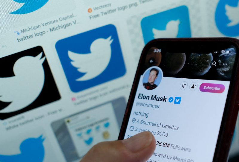 perfil de Elon Musk no X, antigo twitter