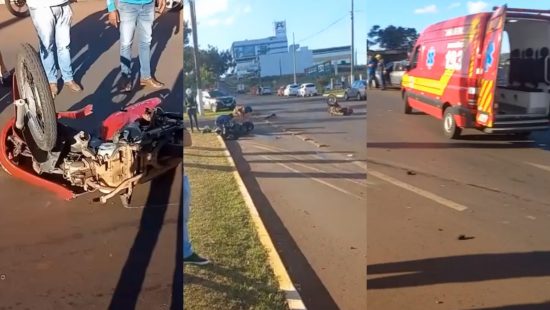 Desgovernado Caminh O Atinge Ve Culos Na Descida Do Morro Da Cruz Em Florian Polis