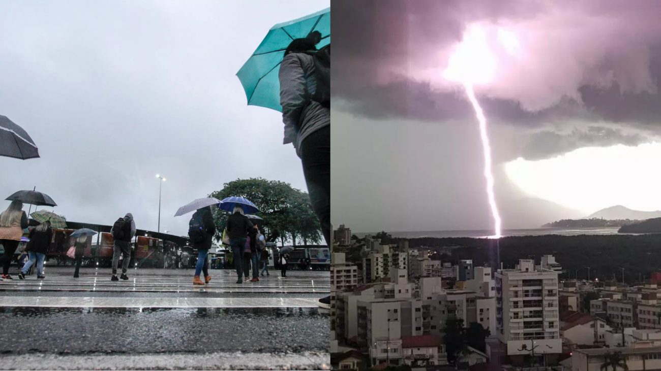 Após calor de 36°C nesta quinta, há risco de temporal para Santa Maria na