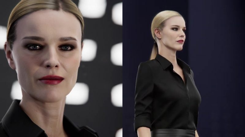 Czech model and actress Eva Herzigova worked with tech experts to create a super-realistic digital avatar of herself.