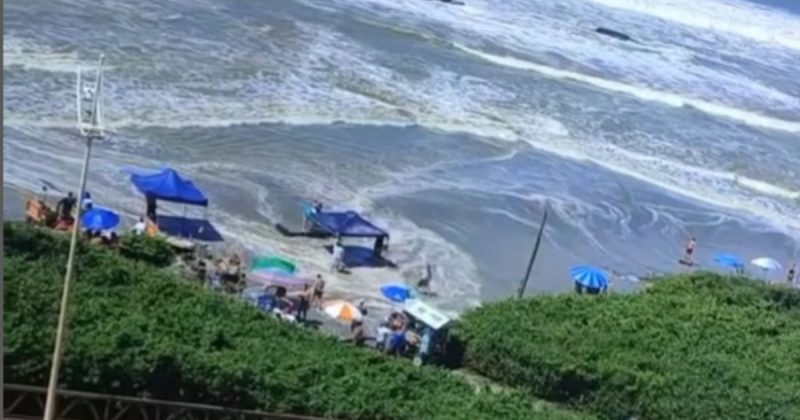 Ciclone Bomba chega ao Litoral Norte de SC e traz frio e chuva para a P&aacute;scoa – Foto: Reprodu&ccedil;&atilde;o/Internet