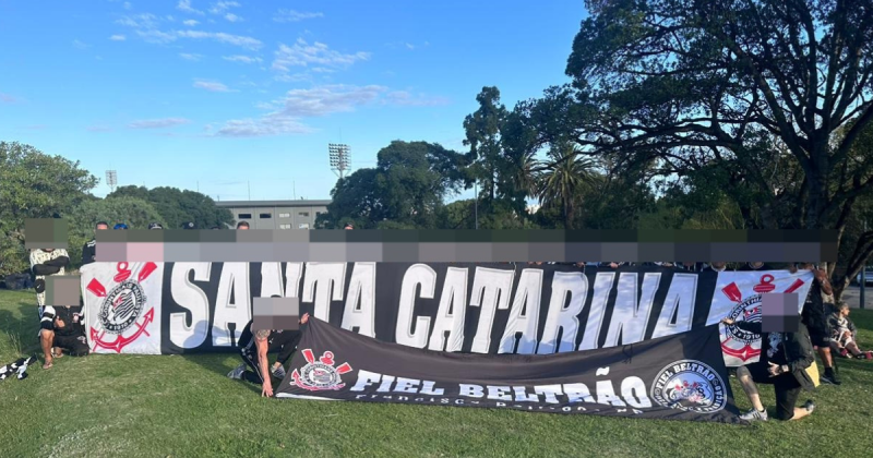 Torcedores fi&eacute;is do Corinthians enfrentam quase 40 horas de viagem para ver o time na Libertadores – Foto: Internet/Reprodu&ccedil;&atilde;o/ND
