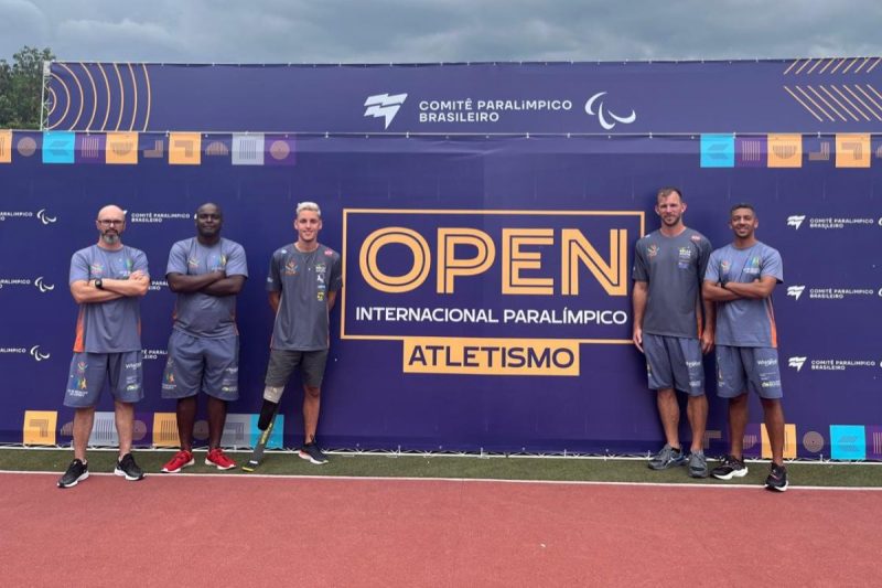 Atletas joinvilenses participaram do Open Internacional Loterias Caixa de Atletismo – Foto: Divulga&ccedil;&atilde;o/ND