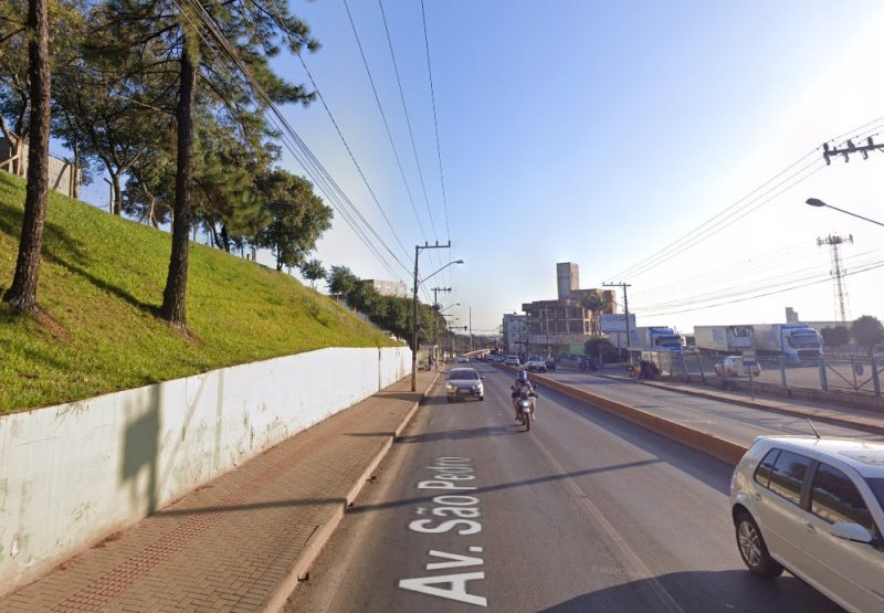 A crian&ccedil;a foi atropelada ap&oacute;s sair da escola em Chapec&oacute;. &mdash; Foto: Google Maps/Reprodu&ccedil;&atilde;o/ND