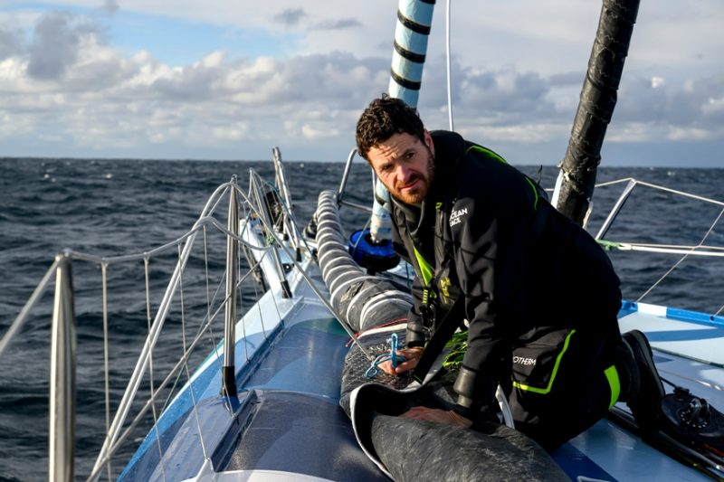 Equipes disputam terceiro lugar da etapa at&eacute; Itaja&iacute; – Foto: Biotherm/The Ocean Race/Reprodu&ccedil;&atilde;o/ND