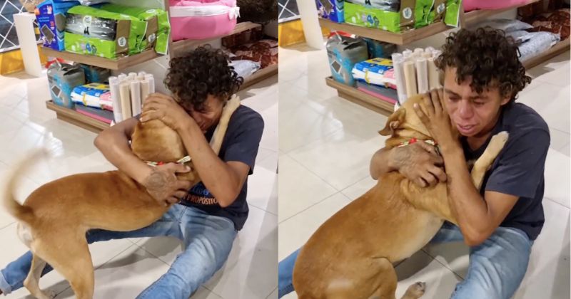 V&iacute;deo do reencontro entre Robson e Dourado viralizou nas redes – Foto: Internet/Reprodu&ccedil;&atilde;o/ND