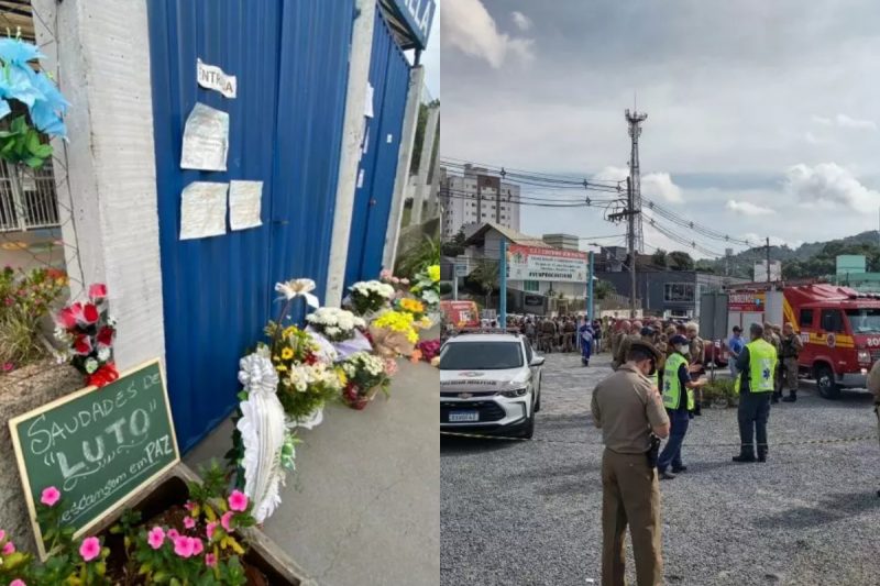 Os casos t&ecirc;m 1 ano, 11 meses e 30 dias de diferen&ccedil;a e uma s&eacute;rie de elementos semelhantes. &mdash; Foto: Imprensa do Povo/CBMSC/Divulga&ccedil;&atilde;o/ND