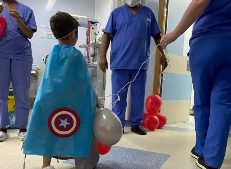 Crian&ccedil;as passam por cirurgias vestidas de super-her&oacute;is em SC – Foto: Secretaria de Estado da Sa&uacute;de de SC/Divulga&ccedil;&atilde;o/ND