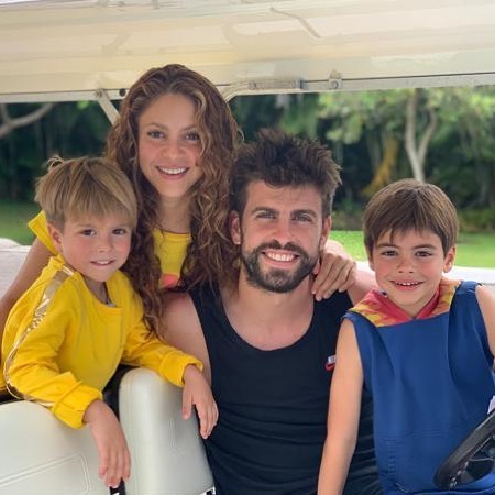 Shakira e Piqu&eacute; ficaram juntos por mais de 11 anos e tiveram Milan, de 10 anos, e Sasha, de 8 anos. – Foto: @3gerardpique/Divulga&ccedil;&atilde;o/ND
