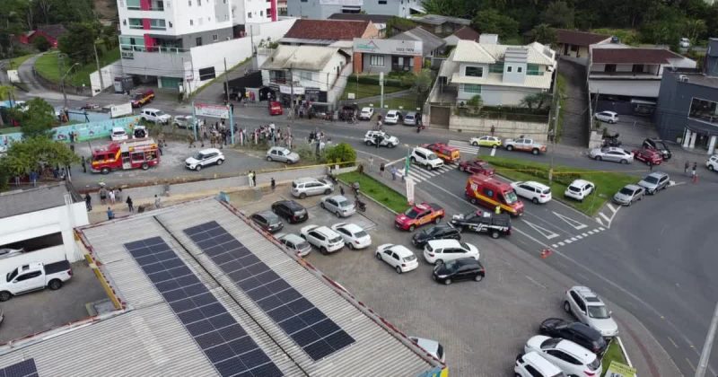 O suspeito de envolvimento no caso se entregou formalmente na sede do&nbsp;10&ordm; BPM (Batalh&atilde;o de Pol&iacute;cia Militar)&nbsp;&mdash; Foto: Erison Krueger/Cedido/ND