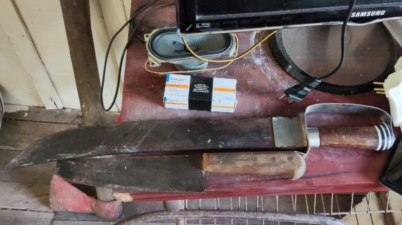 Armas focam localizadas na casa do suspeito – Foto: Pol&iacute;cia Civil/Divulga&ccedil;&atilde;o/ND