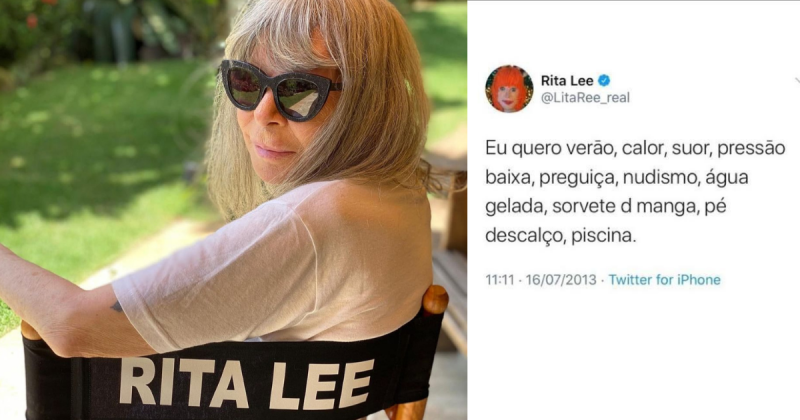 Rita Lee virou sensação no Twitter com suas postagens