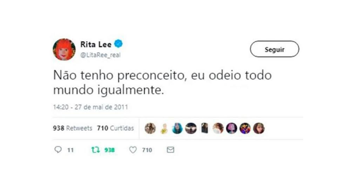 Só fofoqueiro tem lá', disse Rita Lee sobre Twitter; cantora deixou legado  de posts polêmicos e engraçados na rede social, Tecnologia