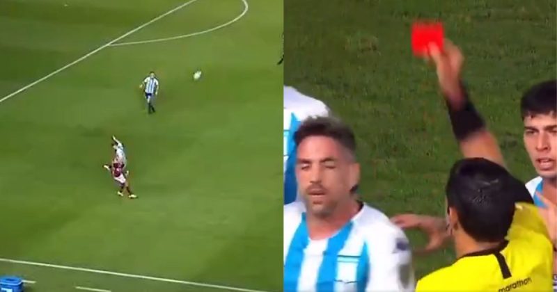 Jogador do Racing é expulso de forma bizarra na Libertadores