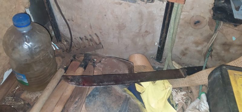 Homem foi ferido com golpes de fac&atilde;o em briga de tr&acirc;nsito – Foto: PRF/Divulga&ccedil;&atilde;o/ND