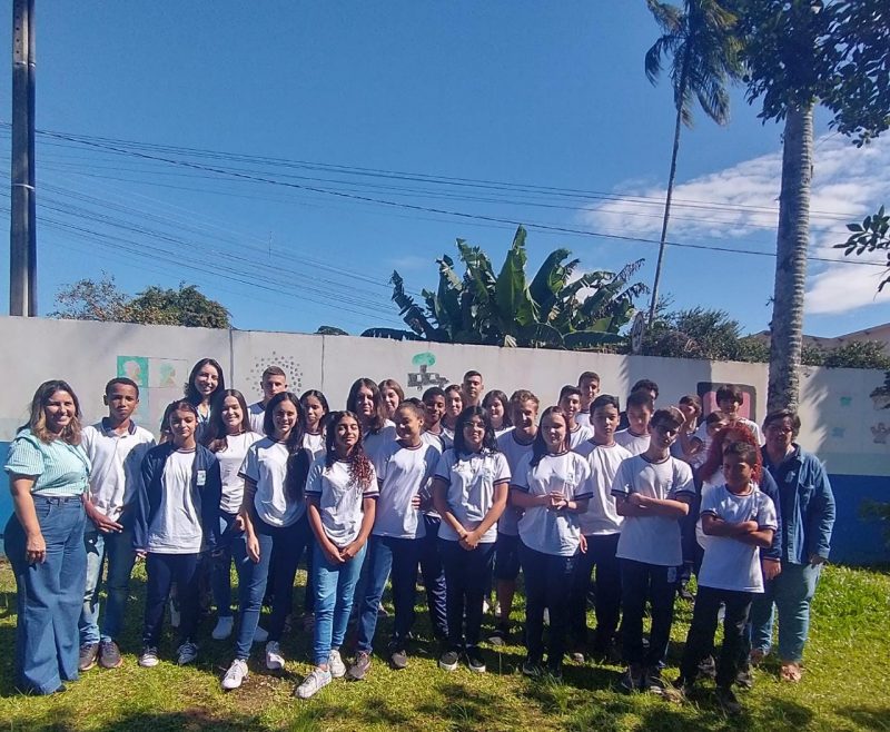 A turma do nono ano já descobriu novas profissões e cargos no projeto escolar de Navegante