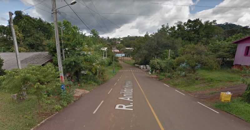 The crime took place on Rua Anildo Heissler in the Uruguay region.  – Photo: Google Street View/Reproduction/ND