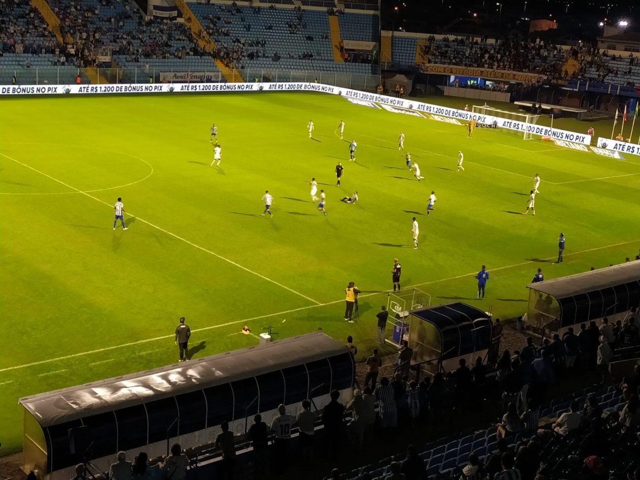 Torcia da stadio blu