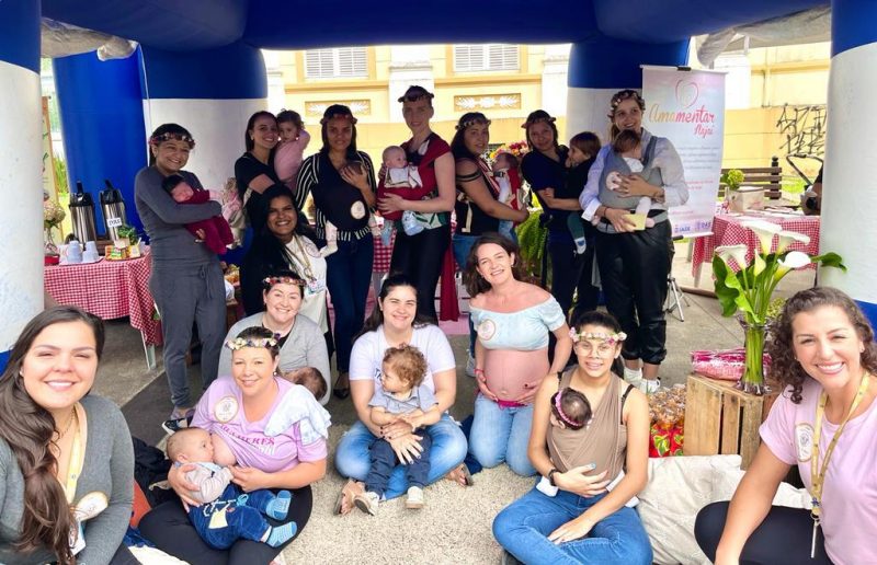 Breastfeeding is an action theme in Itajai