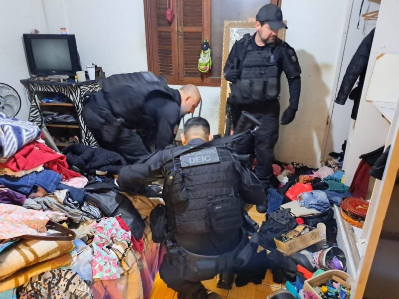 Four people were arrested in Florianopolis – Photo: Civil Police RS/Disclosure/ND