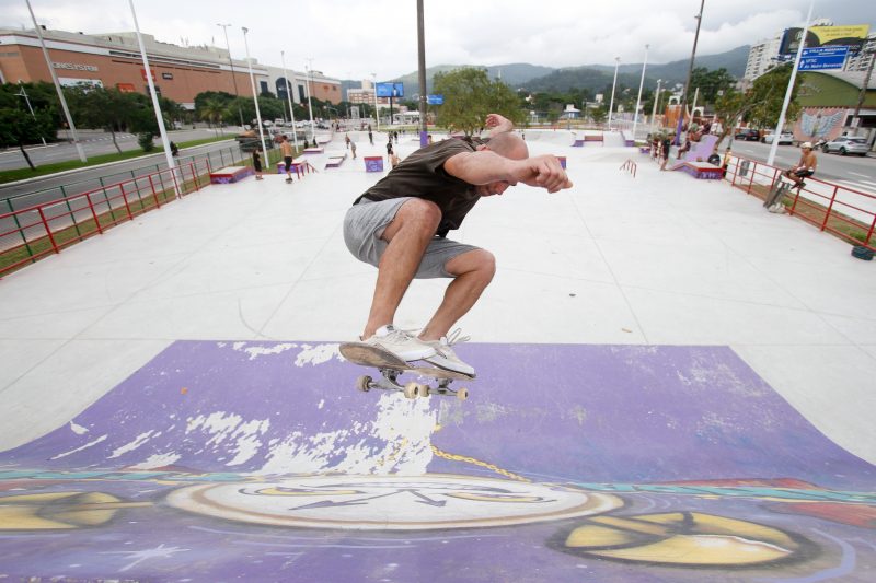 A estrutura atende a uma demanda crescente pelo skate desde as &uacute;ltimas Olimp&iacute;adas de T&oacute;quio, em 2021 – Foto: Leo Munhoz/ND