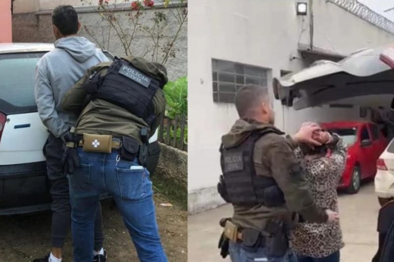 Casal foi localizado em Colombo, no Paran&aacute; – Foto: Pol&iacute;cia Civil/Reprodu&ccedil;&atilde;o/ND