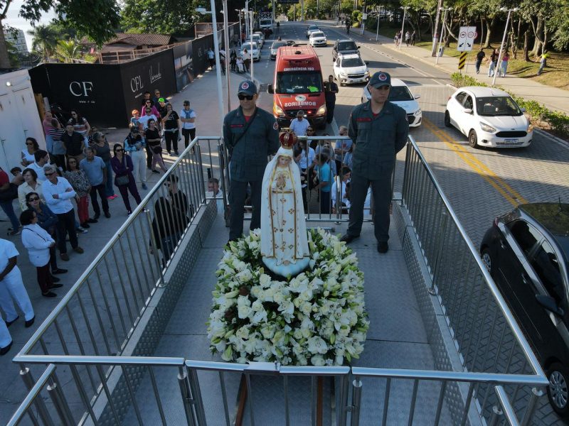 Fiéis celebram em 13 de maio o Dia de Nossa Senhora de Fátima &#8211; Foto: Pastoral da Comunicação do Santuário Nossa de Fátima/Divulgação/ND