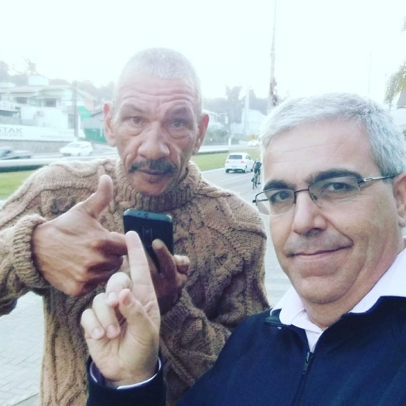 Albeneir e este colunista: amizade e respeito de longos anos. – Foto: Arquivo pessoal/ND