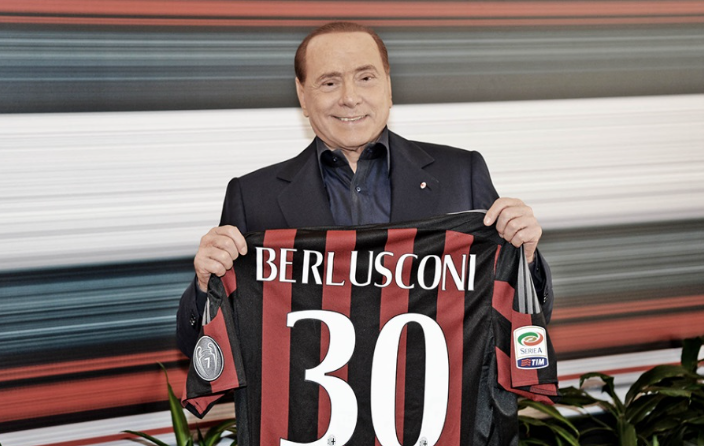 Silvio Berlusconi fez do Milan um clube vencedor – Foto: Divulga&ccedil;&atilde;o