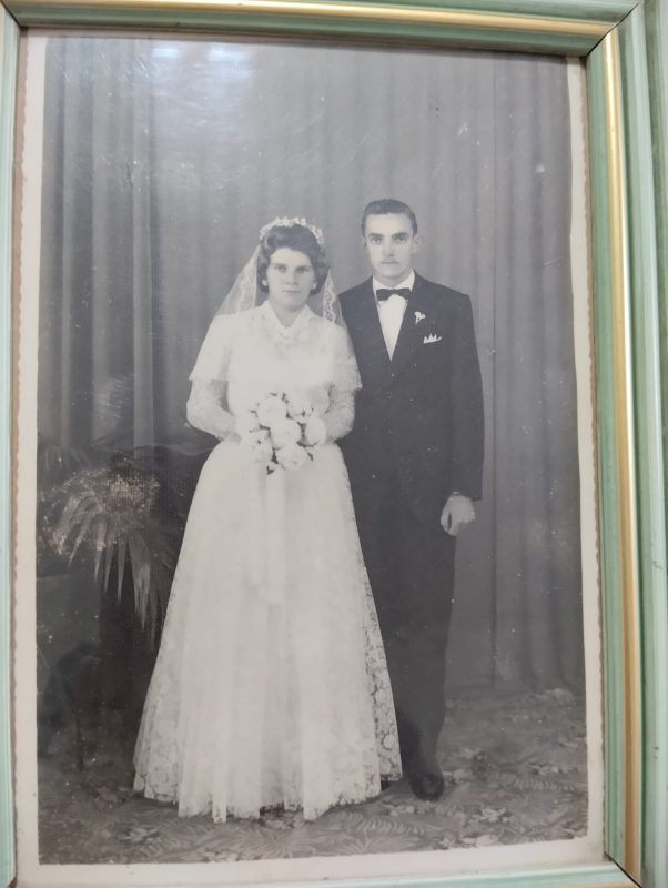 Heinz e Rovena Briese no dia do casamento – Foto: Arquivo Pessoal/Reprodu&ccedil;&atilde;o/ND