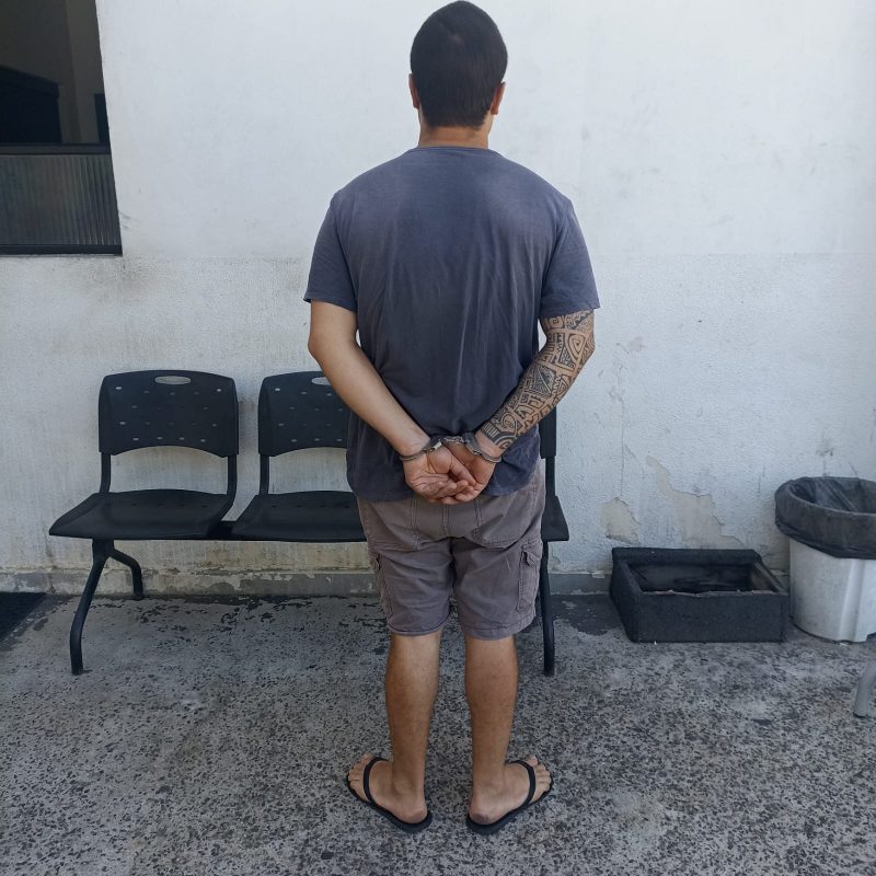Suspeito já tinha passagens pela polícia e será conduzido até a Central de Polícia de Joinville