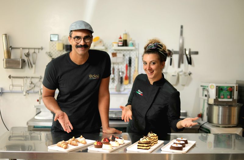 Chiara e Igor felizes com o sucesso no amor e no neg&oacute;cio – Foto: Emanuela de Freitas de Valgas/Divulga&ccedil;&atilde;o