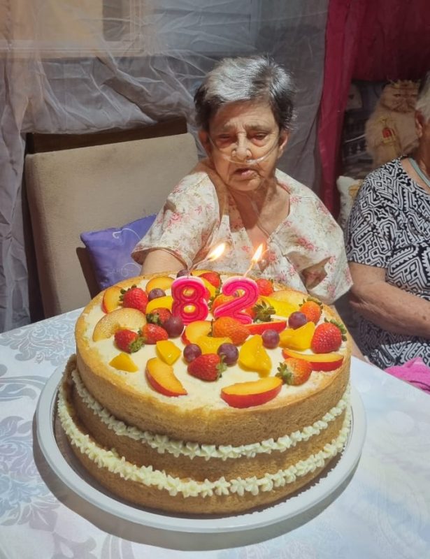 Chiquinha no seu aniversário, em Florianópolis