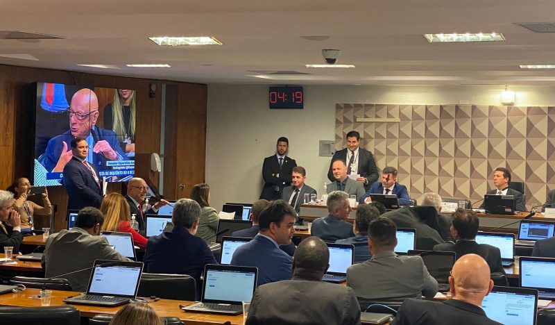 Depoimento marcada por tumulto e d&uacute;vidas sobre dados e falas de Silvinei Vasques. – Foto: Danila Bernardes/ND+