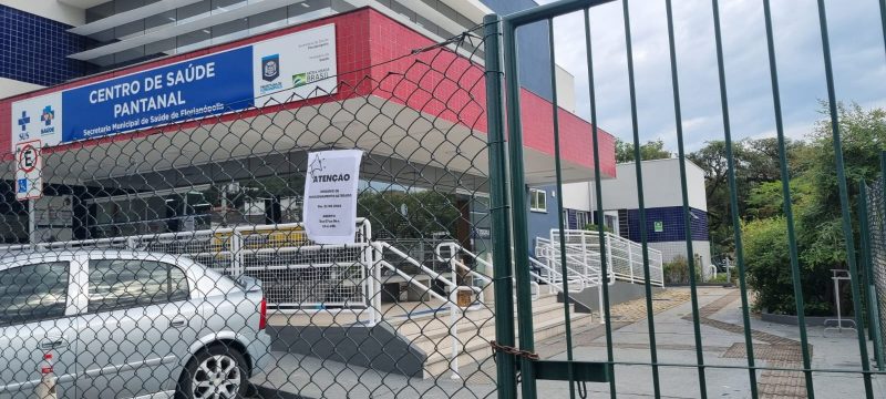 Sala de vacinação do Centro de Saúde Pantanal estava fechada nesta quinta-feira 