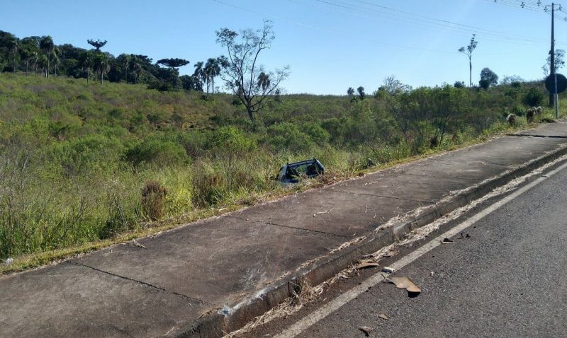 Casal de idosos ocupava o carro 