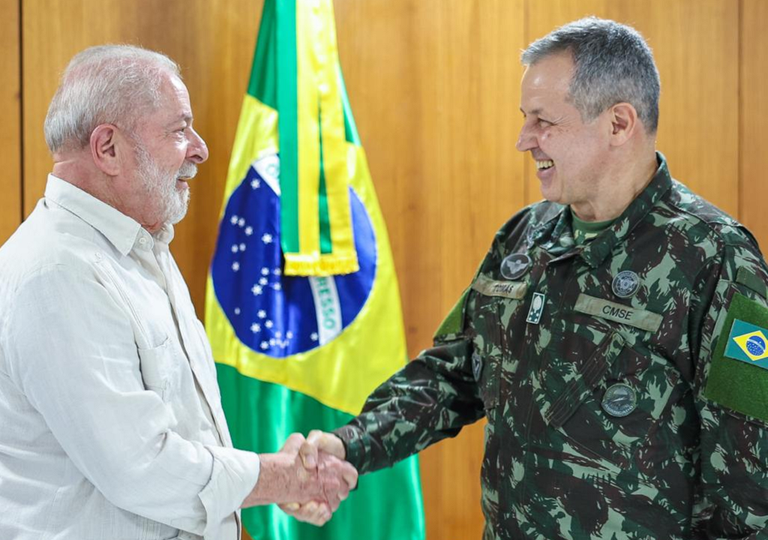 Commander of the Brazilian Army General Thomas Miguel Mine – Photo: Ricardo Stuckert/Reproduction/ND