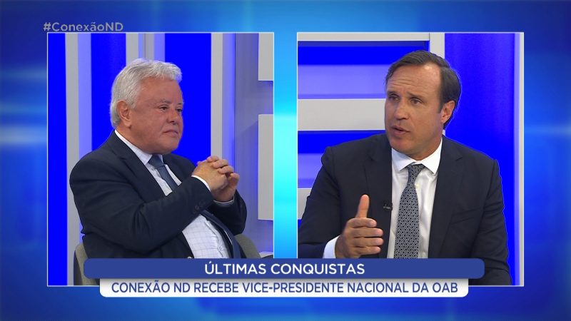 Paulo Alceu recebe Rafael Horn, vice-presidente nacional da OAB – Foto: Reprodu&ccedil;&atilde;o/ND