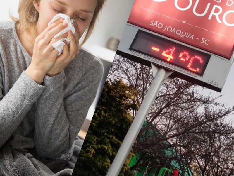 Frio impacta nos casos de SRAG em Santa Catarina 