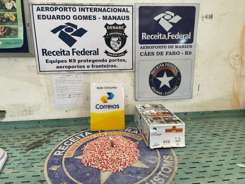 Drogas foram apreendidas em Manaus, no Amazonas. 