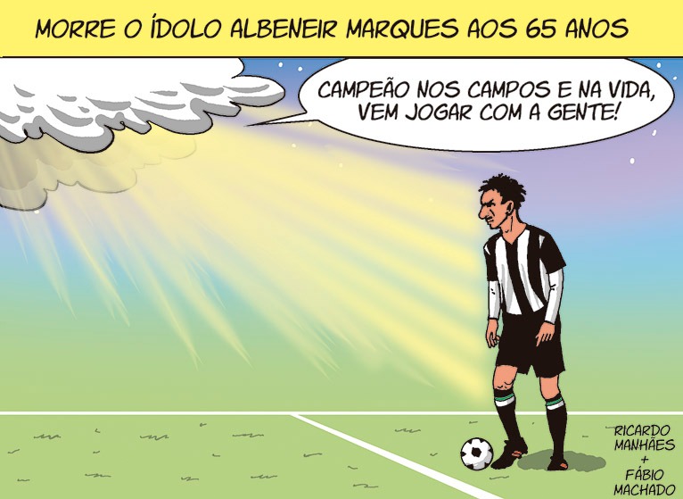 V&aacute; em paz, Albeneir – Foto: Ricardos Manh&atilde;es/ND