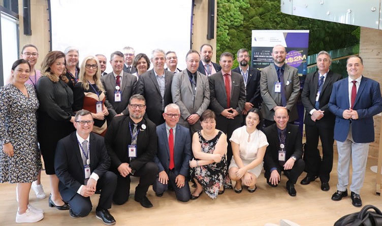 Recente miss&atilde;o da ACAFE reuniu reitores e representantes das 14 institui&ccedil;&otilde;es associadas para estreitar la&ccedil;os e fomentar parcerias com institui&ccedil;&otilde;es no Jap&atilde;o – Foto: Assessoria de Comunica&ccedil;&atilde;o Acafe/Divulga&ccedil;&atilde;o