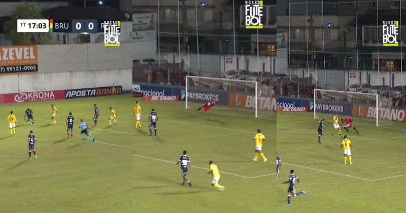 Goleiro do Brusque falhou feio em jogo contra o Remo na Série C 