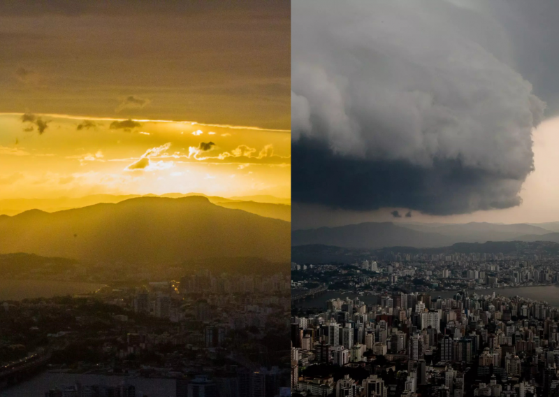 Frente Fria se aproxima de SC neste fim de semana – Foto: Flavio Tin/Arquivo/ND