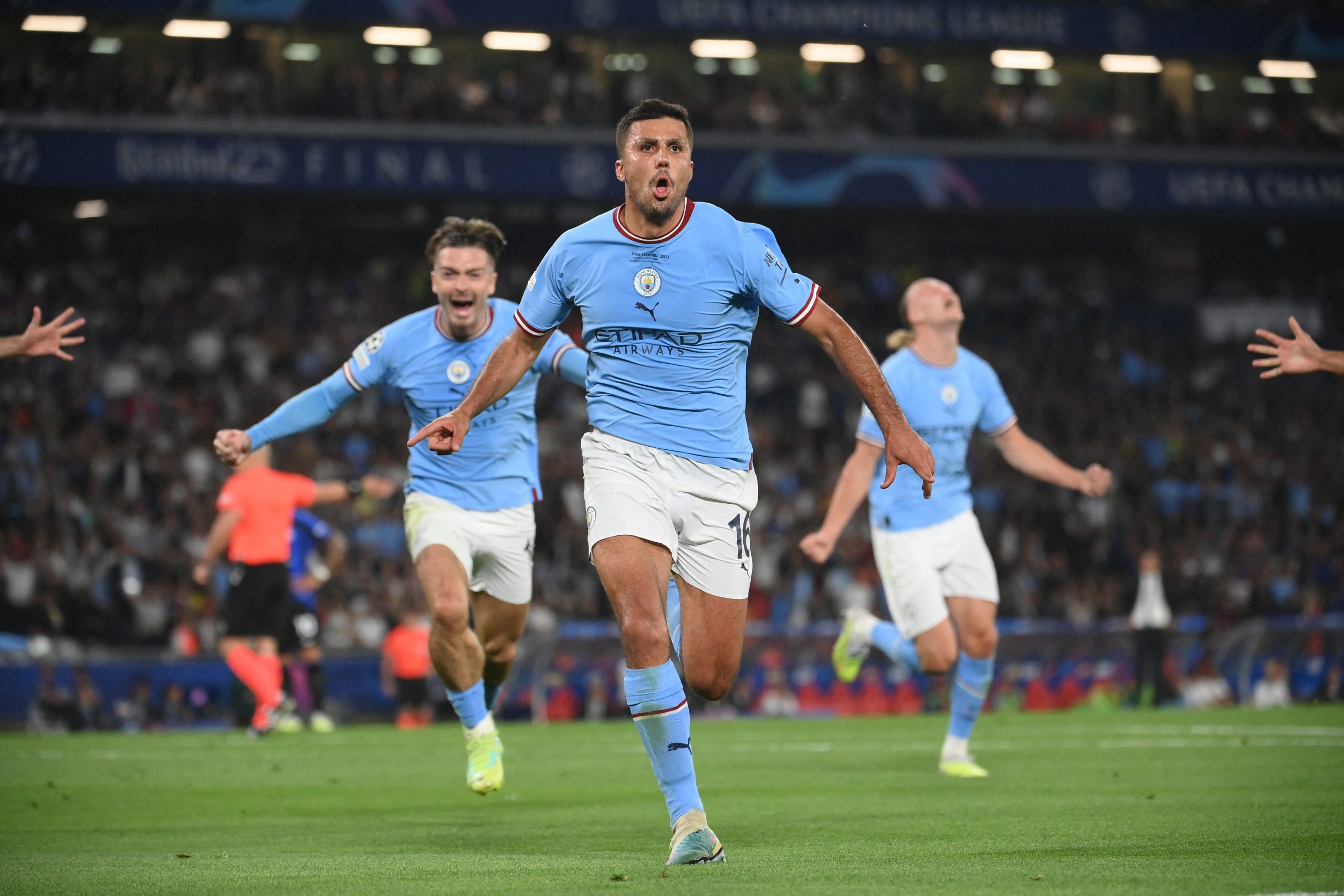 Manchester City comemora título da Champions League: assista ao