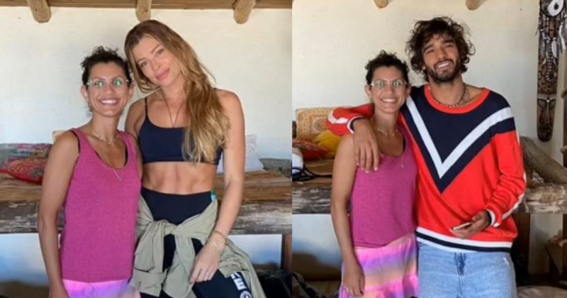 A atriz Grazi Massafera e o modelo Marlon Teixeira foram vistos em praia de SC – Foto: Reprodu&ccedil;&atilde;o/ND